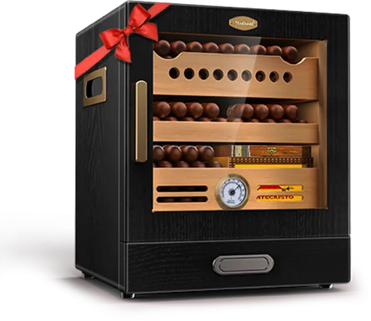 Cedar Cigar Humidor Cabinet – 100 Count with Hygrometer 26 B0D46T3X24 gift