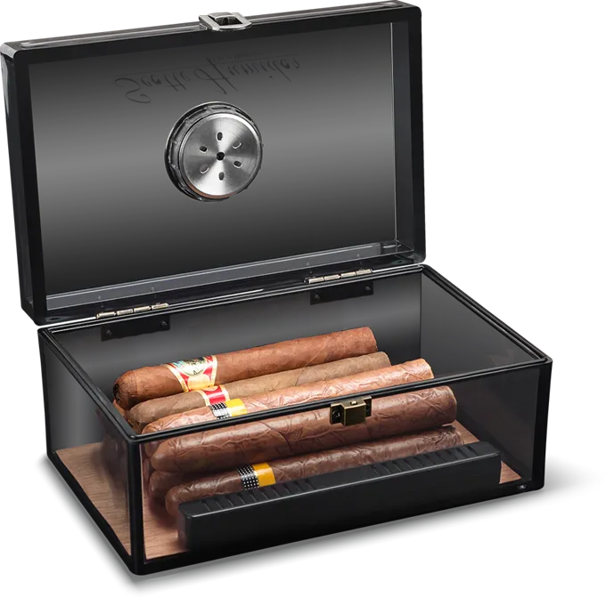 Scotte Acrylic Cigar Humidor Box 20 4 3