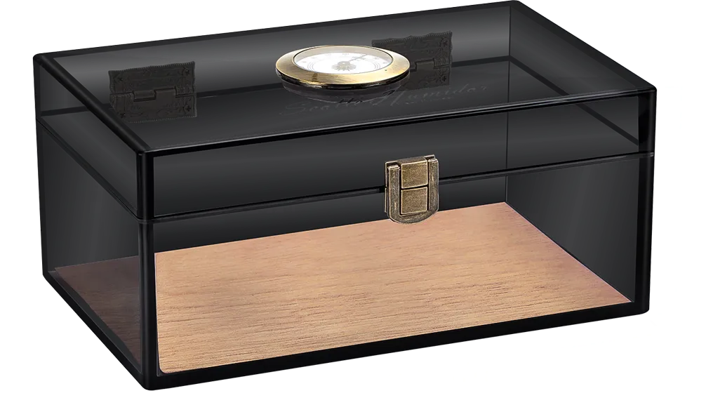 Scotte Acrylic Cigar Humidor Box 17 8 2