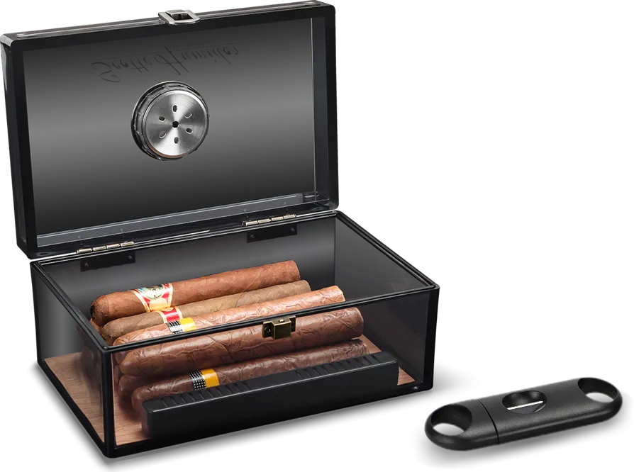 Scotte Acrylic Cigar Humidor Box 19 9 2