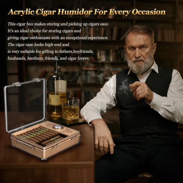AWOTE Acrylic cigar humidor occasion