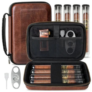 AWOTE Travel Cigar Humidor Case