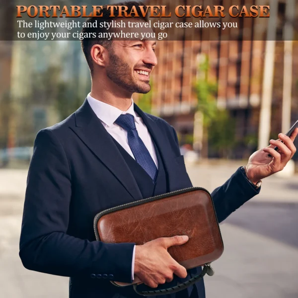 AWOTE Travel Cigar Humidor Case Lightweight