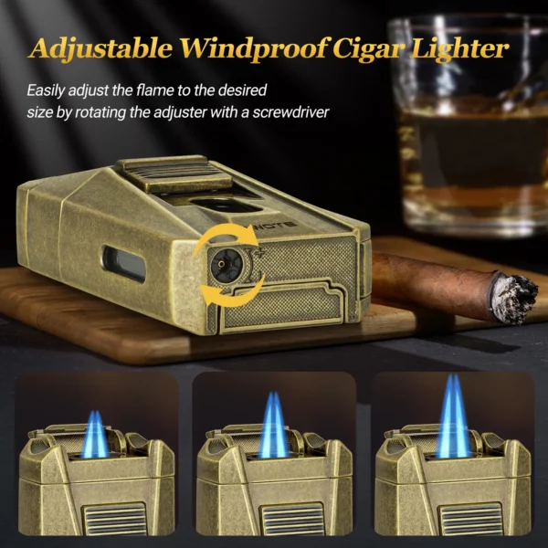 AWOTE cigar lighter windproof