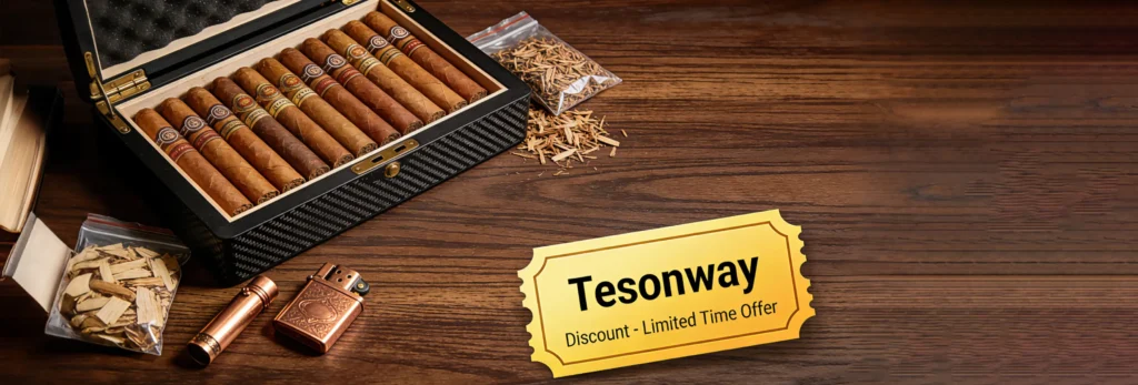 How to Use Tesonway Coupons to Buy Premium Cigar Humidors & Accessories (2026 Guide)