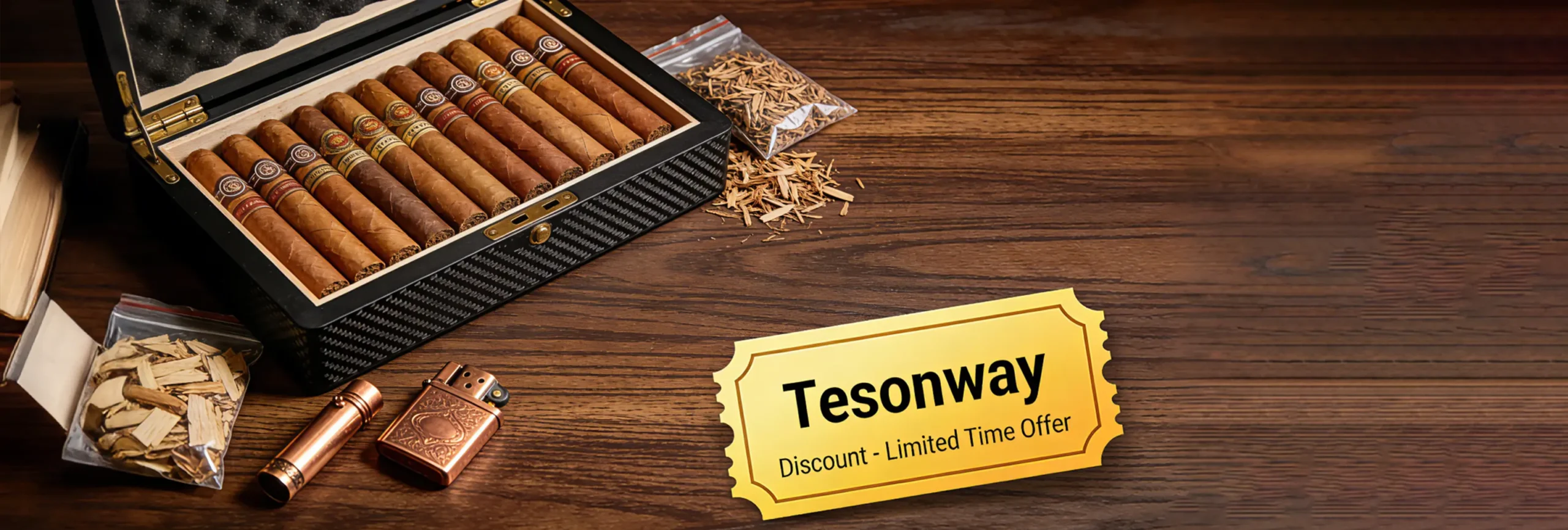 How to Use Tesonway Coupons to Buy Premium Cigar Humidors & Accessories (2026 Guide)