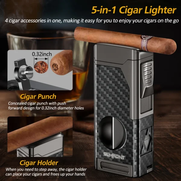 SEMKONT 5 in 1 cigar lighter