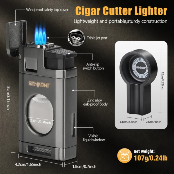 SEMKONT cigar lighter details