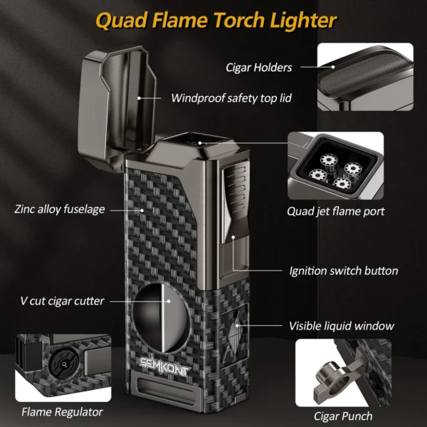 SEMKONT cigar lighter details