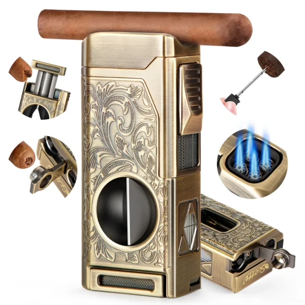 Scotte 4 Jet Flame Torch Lighter