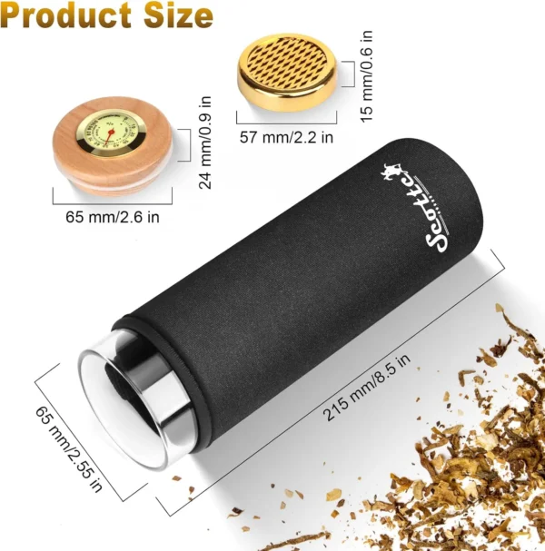 Scotte Cigar Jar Size