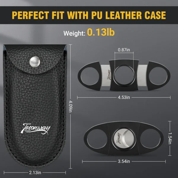 Tesonway cigar cutter size
