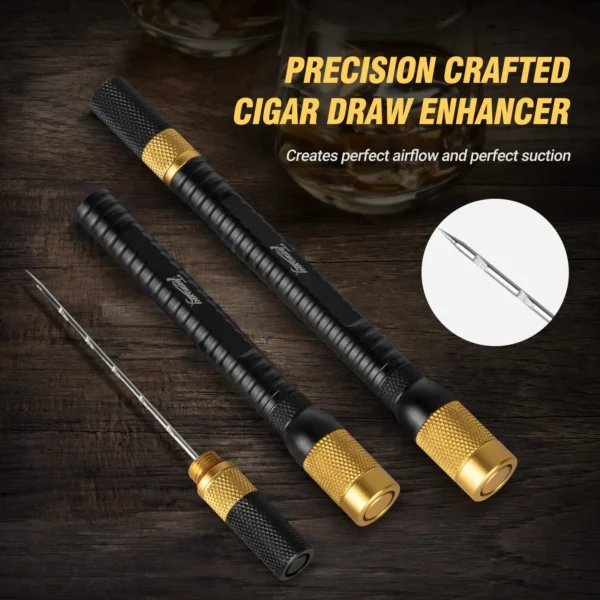 Tesonway cigar draw enhancer tool kit display