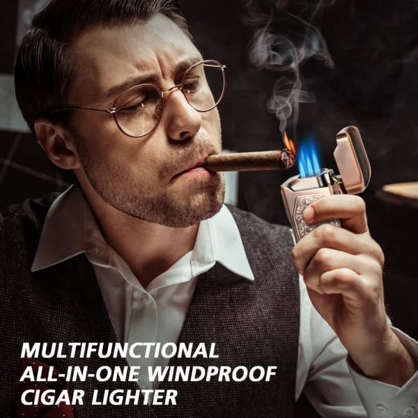 Tesonway cigar lighter windproof