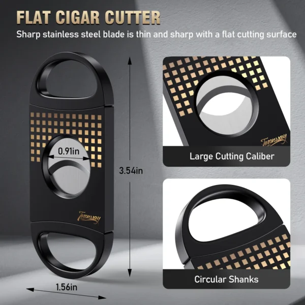 Tesonway portable cigar cutter size