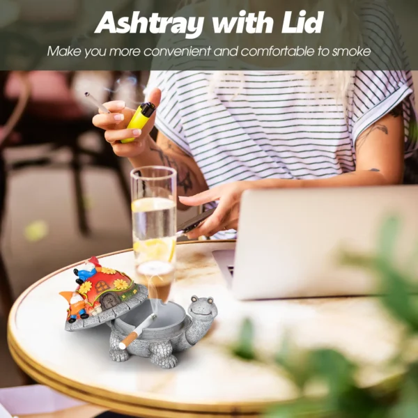 Usewire turtle ashtray smoking