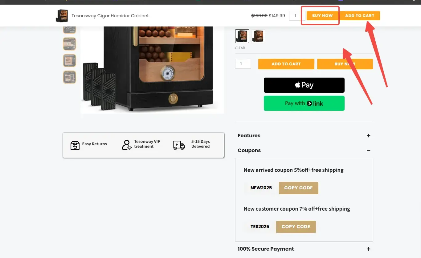 Buy now or add to cart