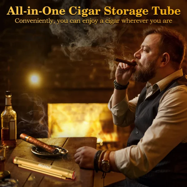 SEMKONT All in One Cigar Storage Tube
