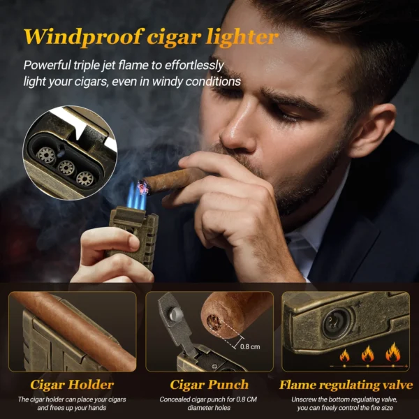 SEMKONT windproof cigar lighter
