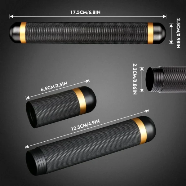 Scotte Aluminum Cigar Tube Size