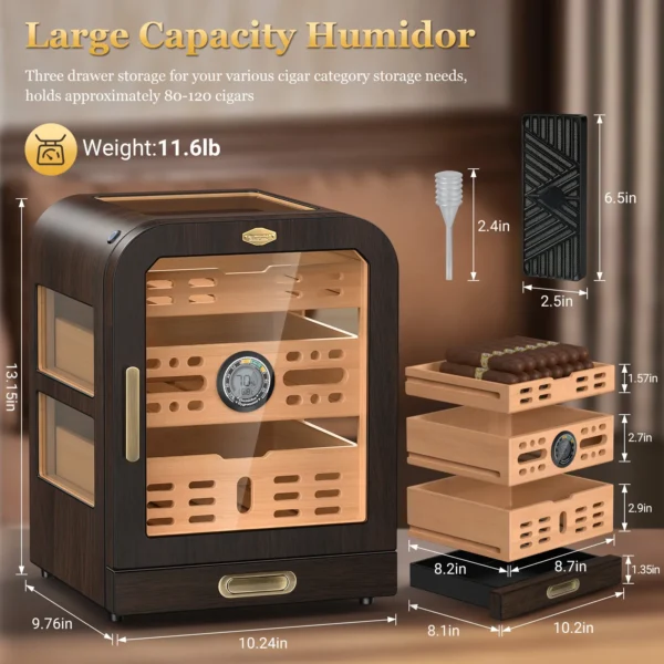 Usewire Cigar Humidor Size