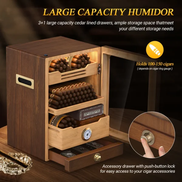 Usewire Large Capacity Humidor