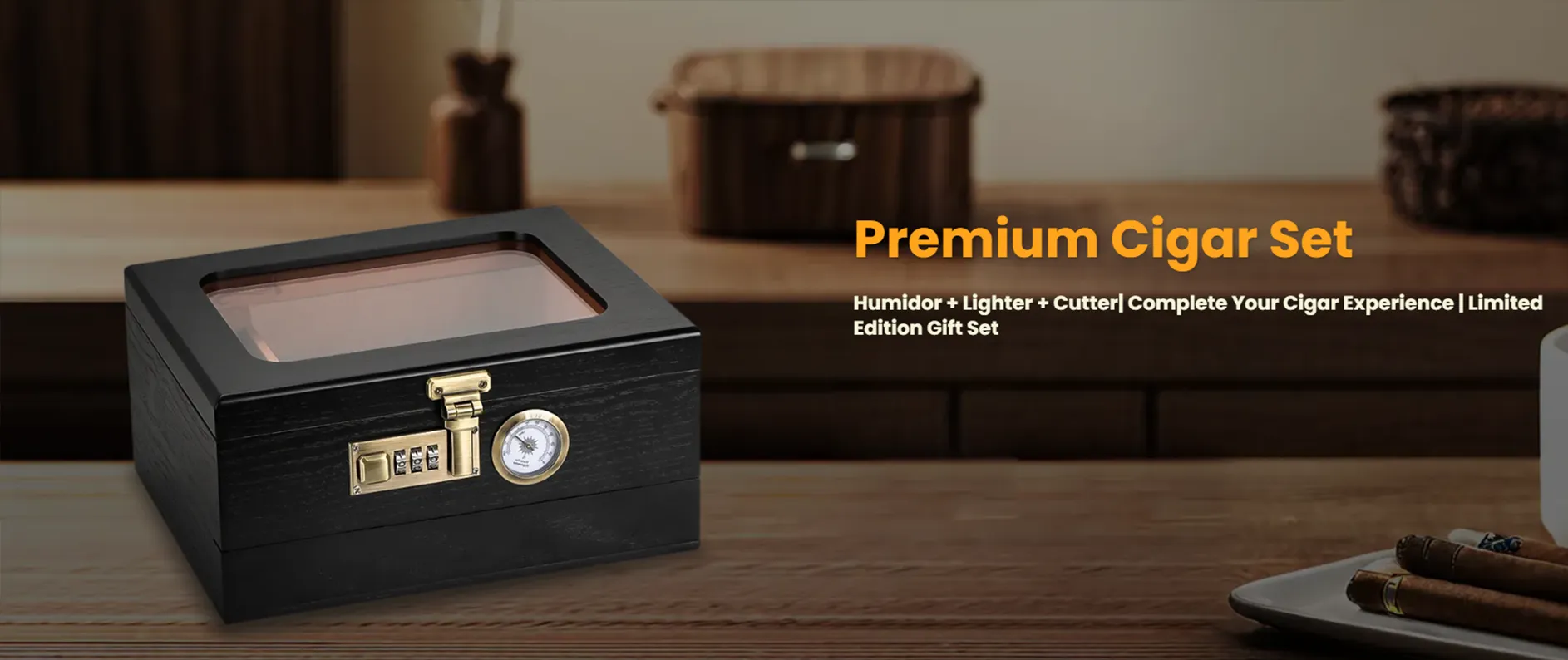 Tesonway desktop humidor
