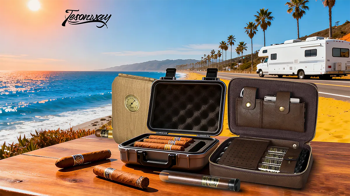 Tesonway Travel Cigar Humidor Set - 2025 Top Pick for US Buyers with Free Shipping